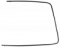 Prydnadslist Bakruta 244 86-, Svart Prydnadslist Bakruta 244 86-, Svart