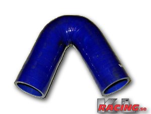 38mm 135  böj blå i gruppen Motor / Tuning / Silliconslang / 135´ böj hos KL Racing AB (03371)