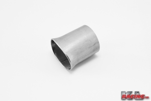 Oval Konade 42,4 mm rör för topplocksfläns -Rostfritt- | Konade