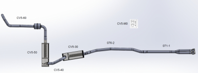 140 70-73 B20E i gruppen Modellanpassat / Volvo / 100-Serien / Avgassystem/ Tillbehör / Avgassystem, Standard hos KL Racing AB (13523)