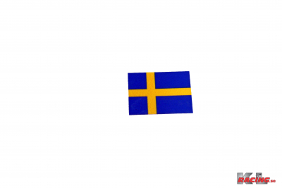 Sverigeflagga 18x23mm i gruppen Modellanpassat / Volvo / 200-Serien / Dekaler hos KL Racing AB (15026)