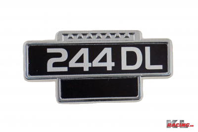 Emblem 244DL 1975 skärm B20A i gruppen Modellanpassat / Volvo / 200-Serien / Karosseri / Emblem / Emblem hos KL Racing AB (16543)