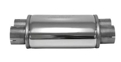 3,0'' Oval dämpare med Split båda sidor 2 x 3,0'' i gruppen Motor / Tuning / Avgassystem / Tillbehör / Ljuddämpare / Simons Dämpare / Rostfritt / 3,0'' hos KL Racing AB (19581)