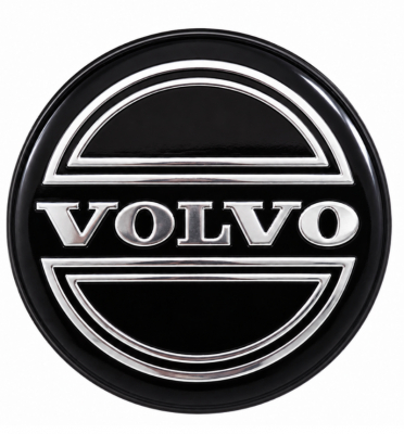 Centrumkapslar volvo Original, Svart, Avmonterad i gruppen Modellanpassat / Volvo / S70/V70 / V70N (2000-2008)  / Exteriör / övrigt hos KL Racing AB (19679)