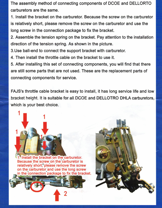 Gasreglage Dellorto DHLA