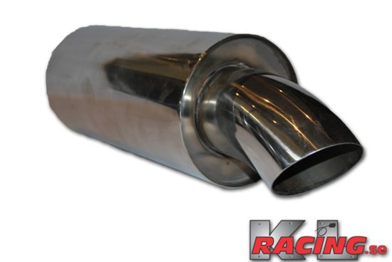 Rostfri 3,0'' dämpare  3,0'' Böj