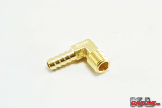 1/4 NPT till 8mm slang 90 böj