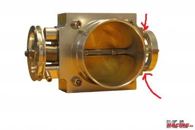 Adapter för 70, 80, 90, 100mm Spjällhus