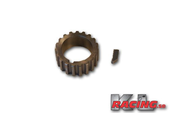 Ståldrev vevaxel B21-B23 Ombyggnad till rundkugg 16v