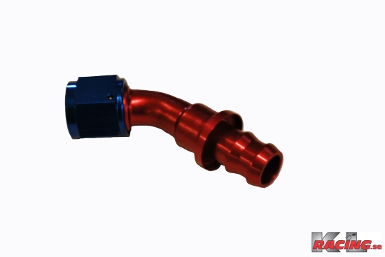 AN6 - 10mm slang, 45 böj