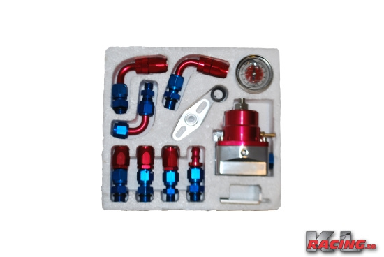 Bränsletrycksregulator Aero-style 1:1 Blå/Röd