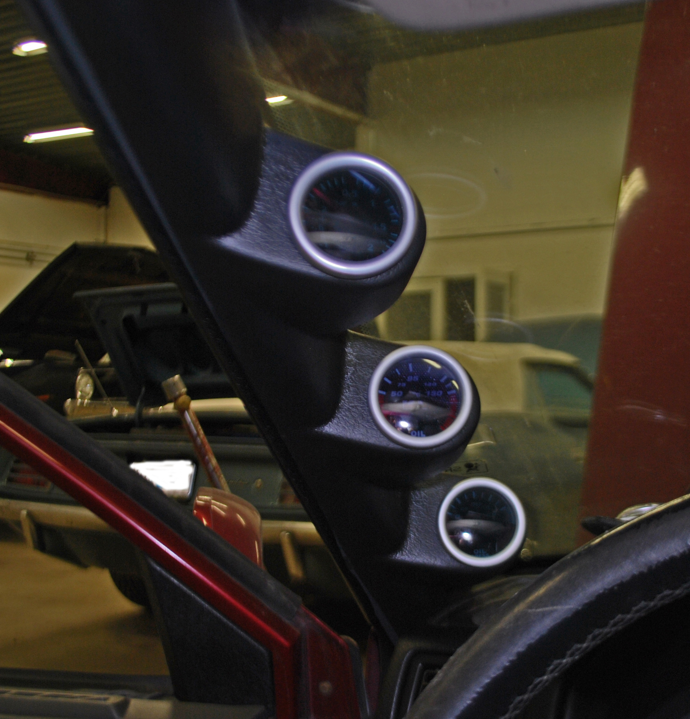 Mätarhållare 740, 940  -3st Mätare-