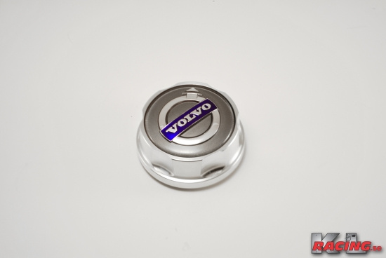 Oljepåfyllningslock i aluminium med Volvo emblem 