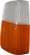Blinkersglas Vit/Orange 240 -81