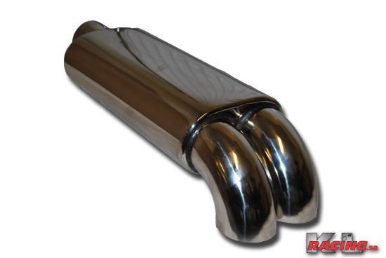 Slutdämpare 3,0'' med 2X2,5''böj