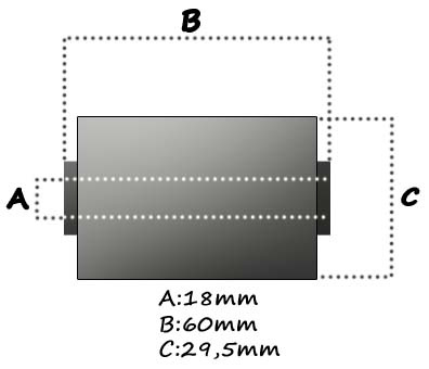 Bussning Hjälpstyrarm 140, Amazon 66-74