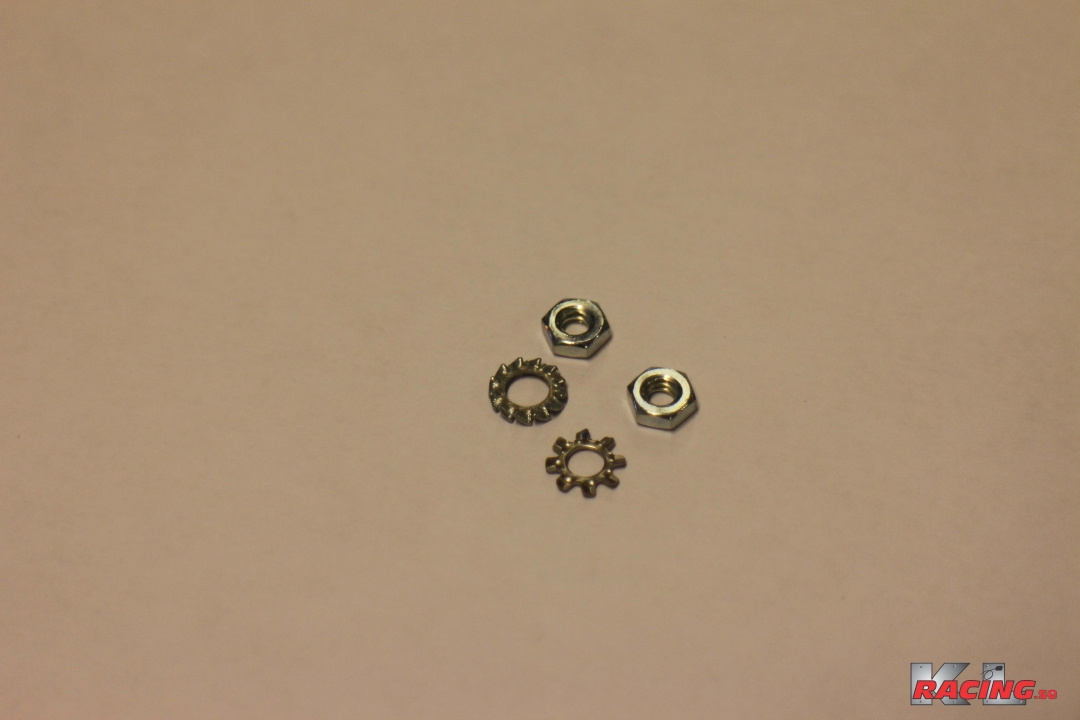 Muttrar /Låsbrickor till Walbro in-line pumpar