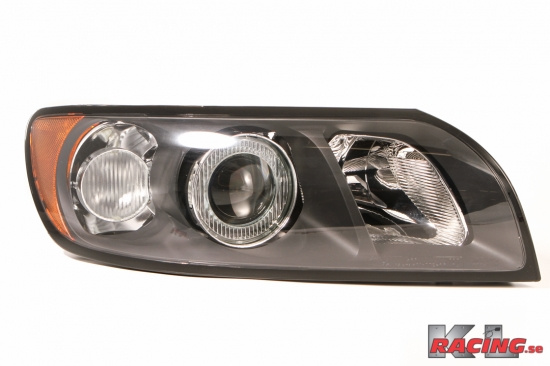 Strålkastare S40, V50 04-07 -svart version-