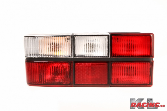 Baklampa 240, 260 79-90  Röd/Vit 