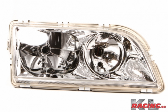 Strålkastare S/V40 00-04 2x Reflektor + Kromat hus