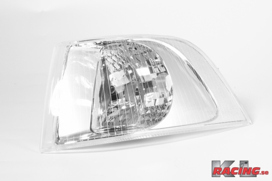 Blinkers S/V40 01-04 kromad klarglas