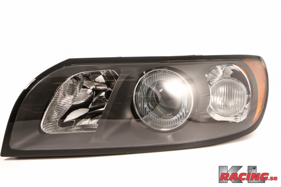 Strålkastare S40, V50 04-07 -svart version-