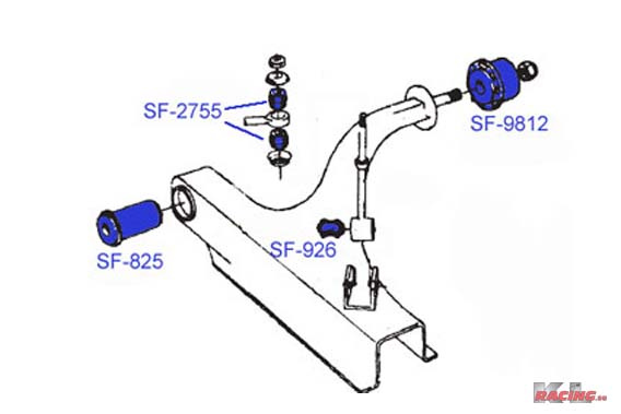 Bussning Stabilisatorstag 240, 740, 940 -Pu-