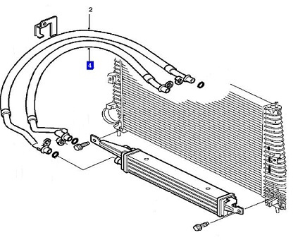 Slang till oljekylare 9-5