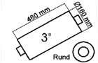 3,0'' Ø 160mm, Slimbore