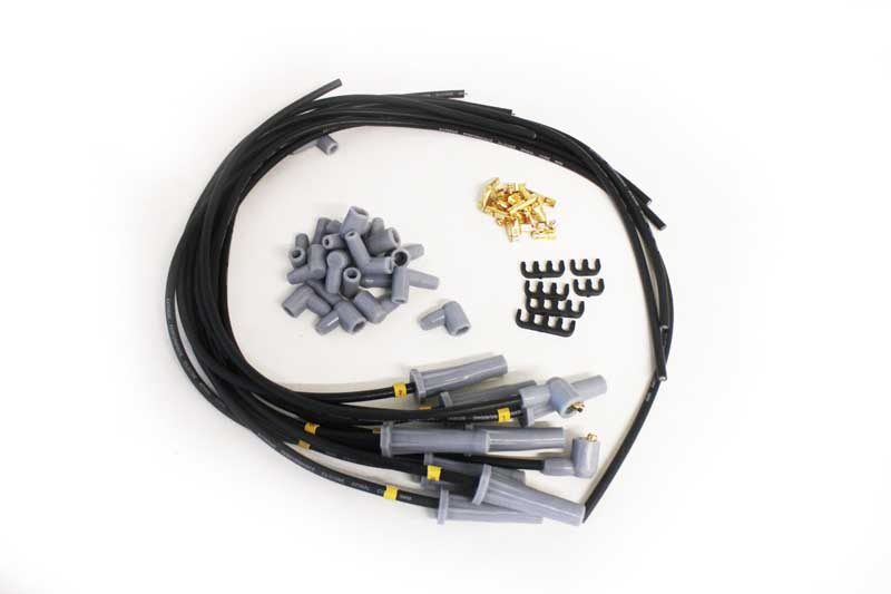 Tändkabelsats V8 med Rak anslutning mot stift