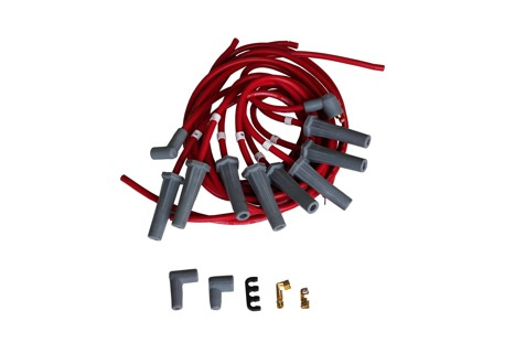 Tändkabelsats V8 med Rak anslutning mot stift