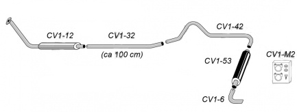 Framrör, Dämpare Pv 57-61