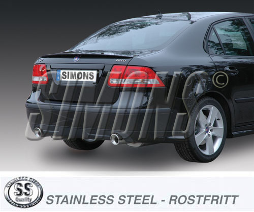 2,5'' Halvsats 9-3 Aero 2,8T/ 2,0T 06-  + 1,8T/ 2,0T 03-