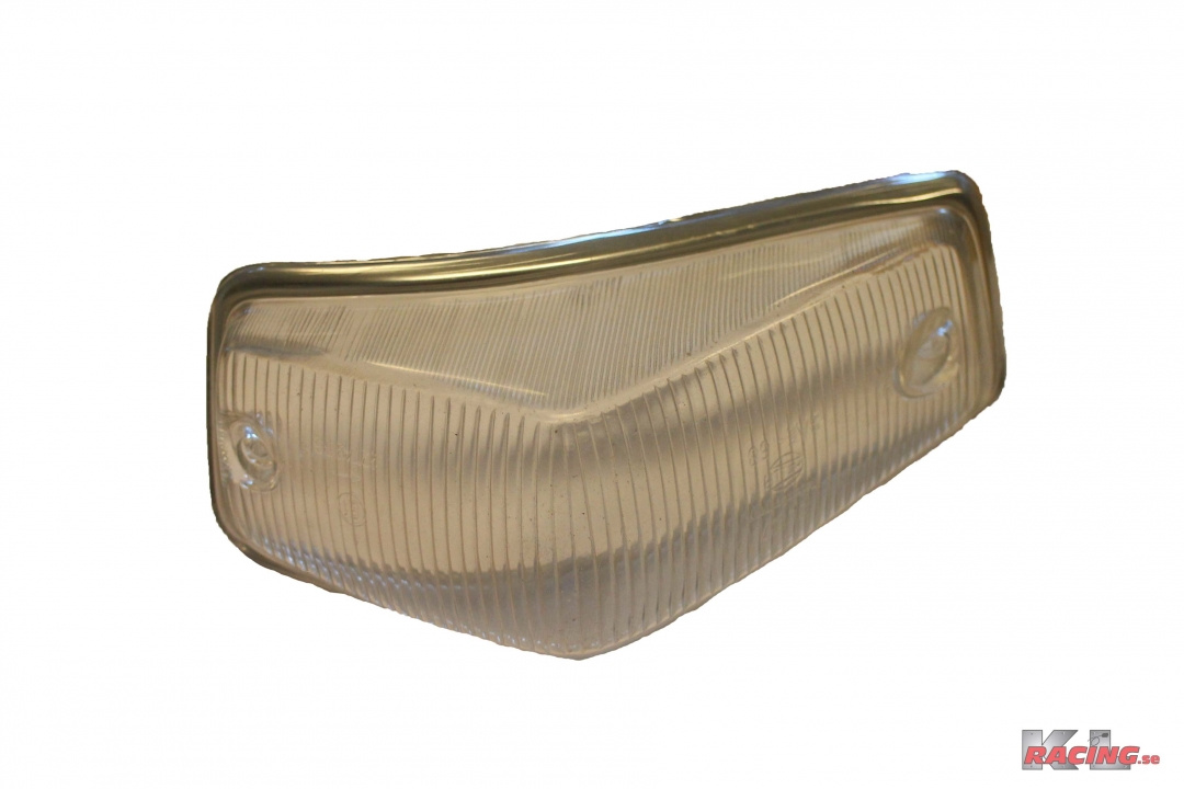 Blinkersglas med sarg 140 -72 Vit