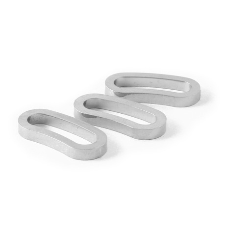 Rostfria brickor till kamdrev