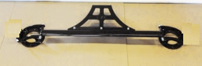 Fjäderbensstag med torpedplåt 7/900