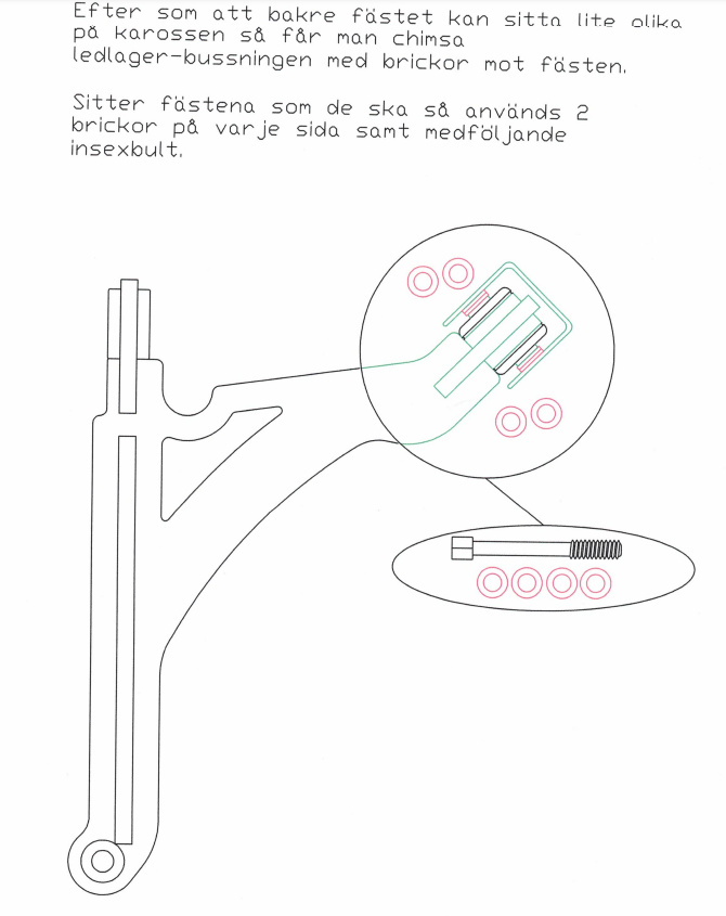 Länkarmskit, Styrvinkelkit 740, 940