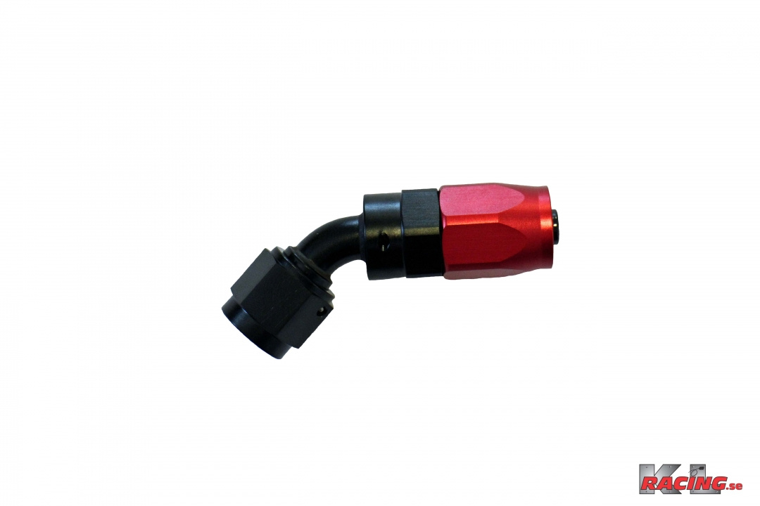 AN6, 45 böj     REA Röd/Svart