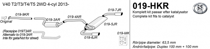 Sportsystem V40 13- 4cyl