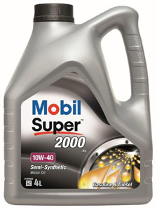 Motorolja Mobil 10W/40 Delsyntet