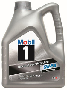 Motorolja Mobil 1 Peak Life  5W/50 Helsyntet