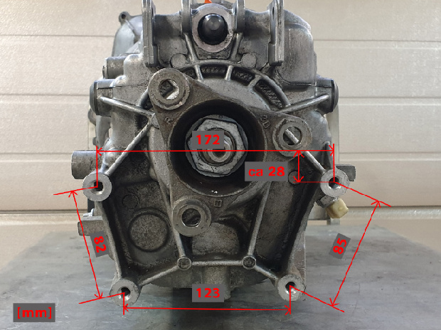 Växellådsfäste BMW ZF 6vxl - Volvo 240, 740, 940