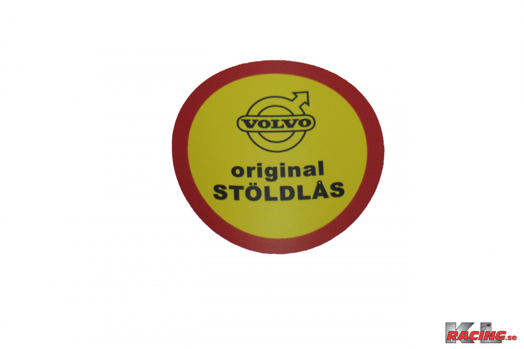 Dekal Volvo Original Stöldlås