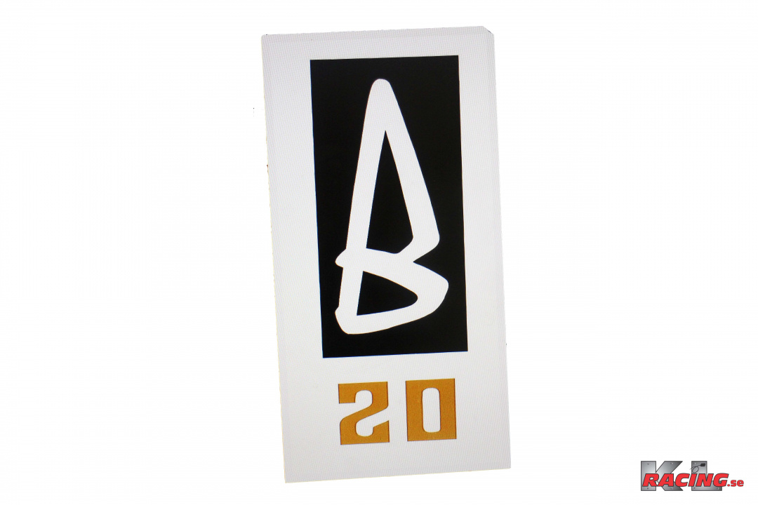 Dekal B20, Vänster Bakruta