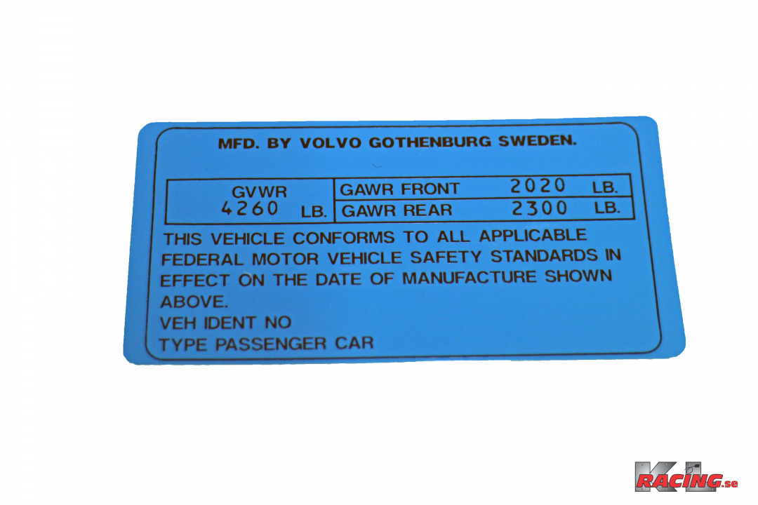 Dekal Kaross 164 1975