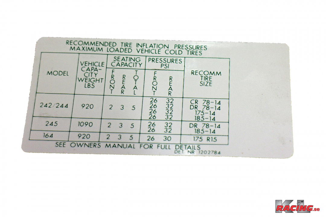 Dekal Kaross 164 1975-, Export