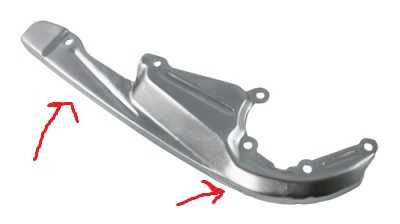 Remskydd/ Kamkåpa B21, B23, inre