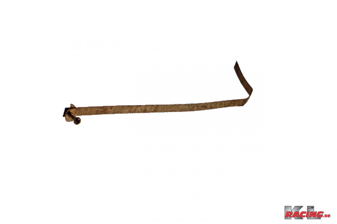 Klammer runt bakaxel för bromsrör