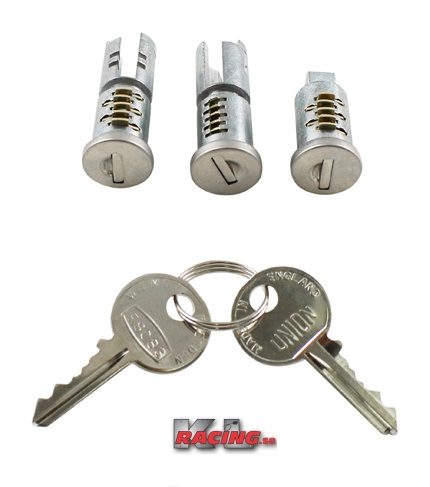 Låscylindersats Amazon Sedan, 2x dörr + Bagage