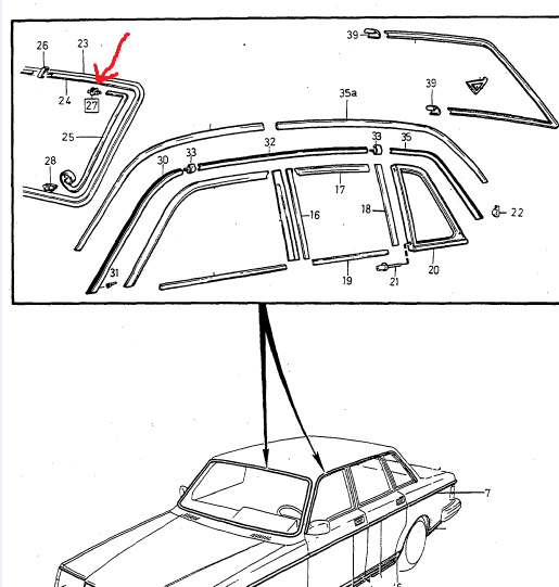 Clips prydnadslist 240 79-90